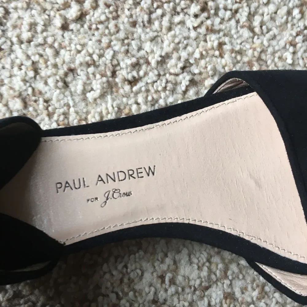 NWOB Paul Andrew x J. Crew Fringe Flat Sandals